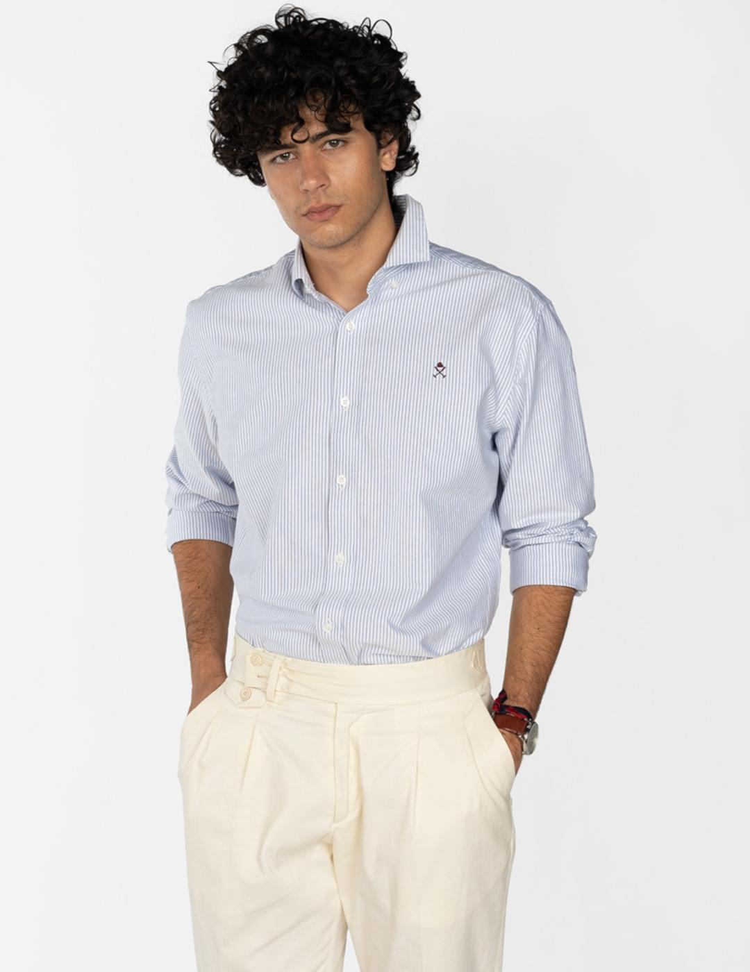 HARPER CAMISA LIGTH BLUE MEDITERRANEO SPORT