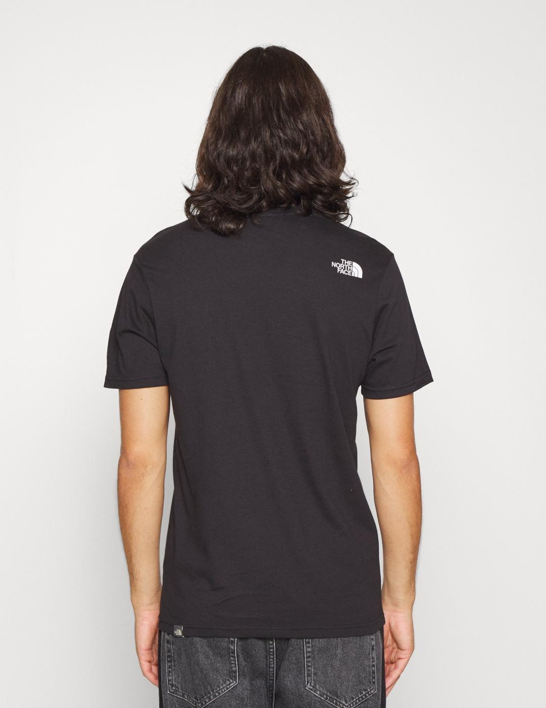 NORTH FACE CAMISETA MOUNTAIN LINE NEGRA
