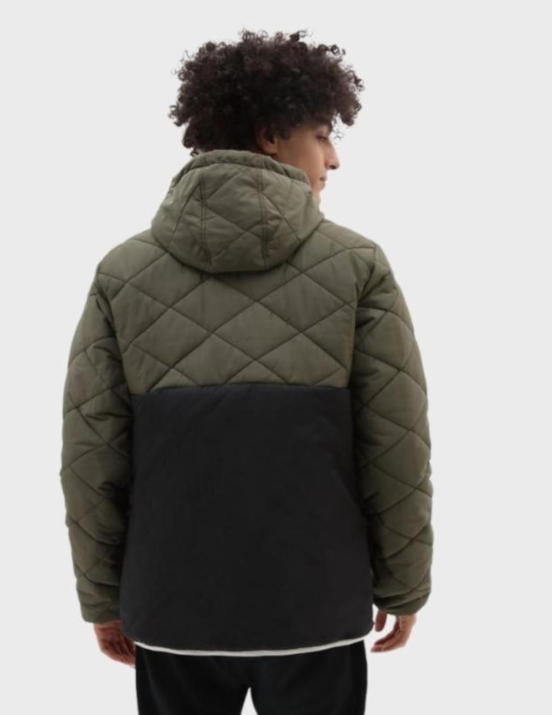 VANS JACKET COLOBLOCK GRAPE LEAF BLACK