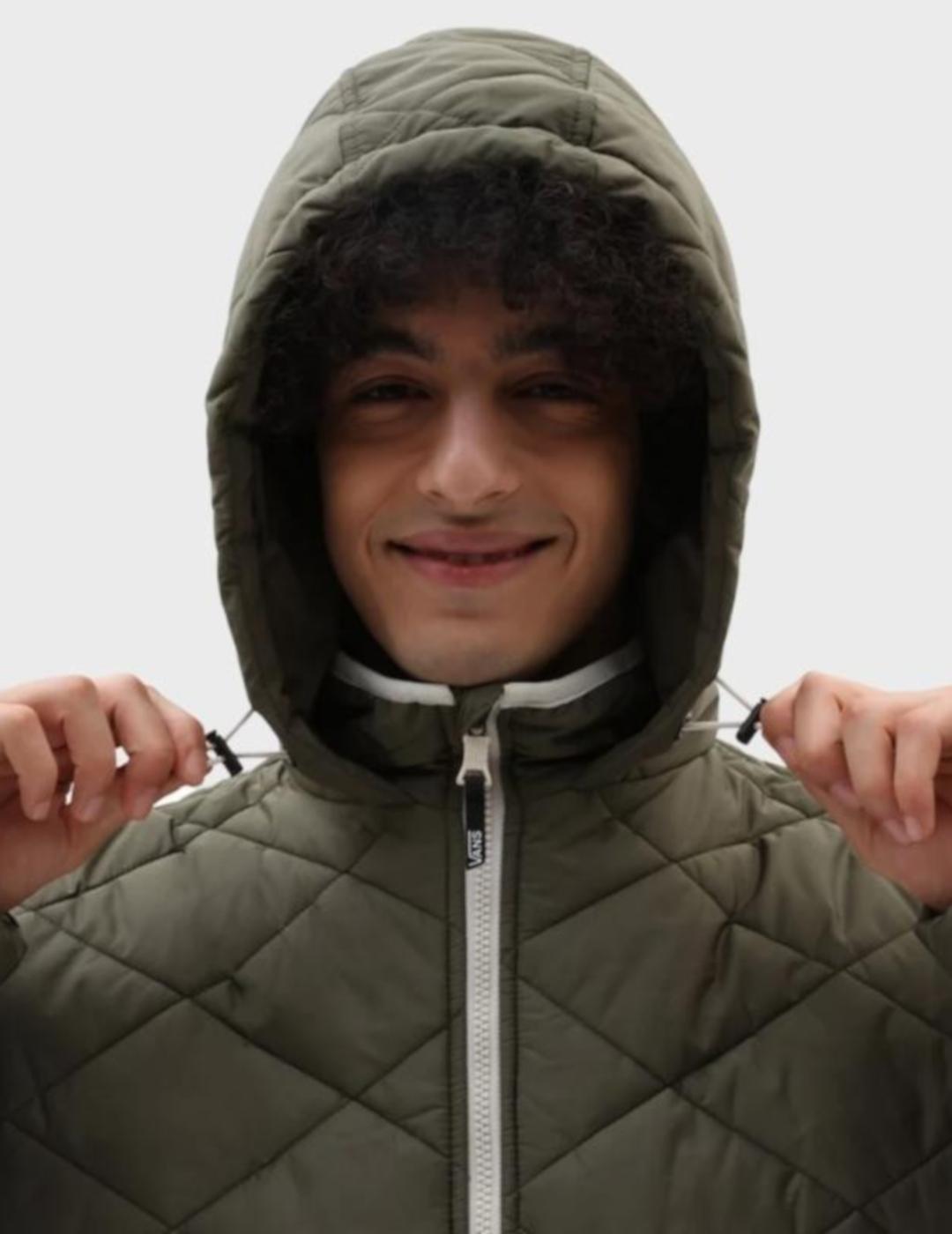 VANS JACKET COLOBLOCK GRAPE LEAF BLACK