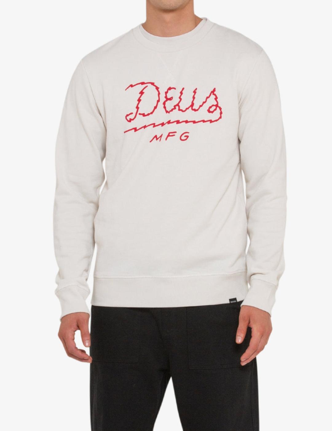 DEUS SUDADERA BLANCA LIVEWIRE