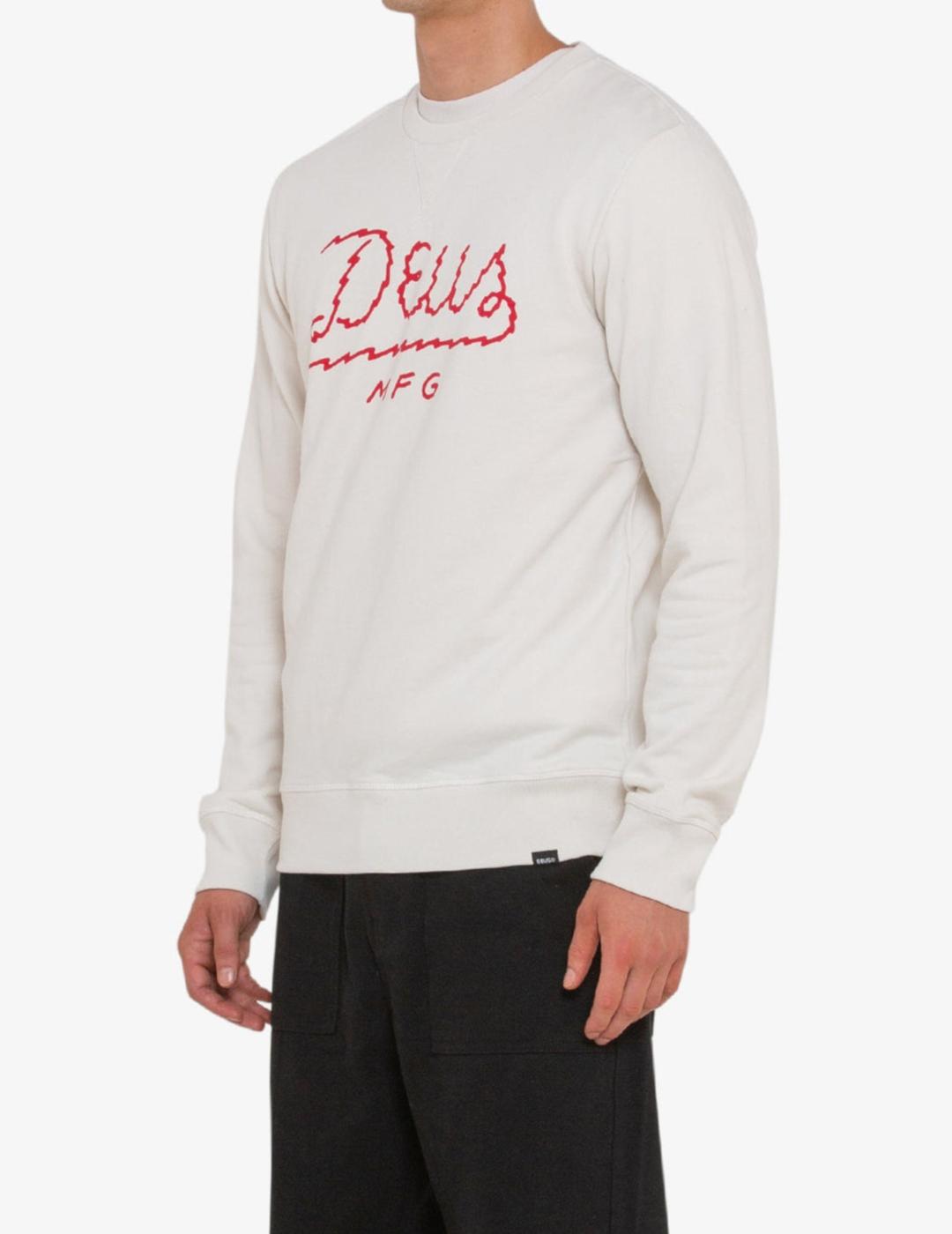 DEUS SUDADERA BLANCA LIVEWIRE