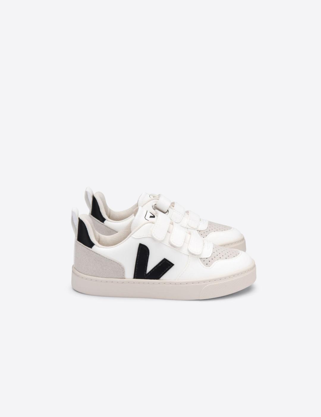 VEJA ZAPATILLA KIDS V10 CWL WHITE BLACK