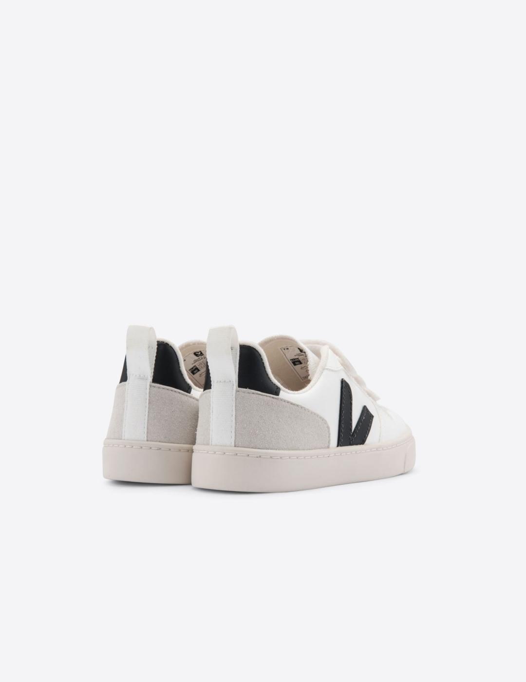 VEJA ZAPATILLA KIDS V10 CWL WHITE BLACK
