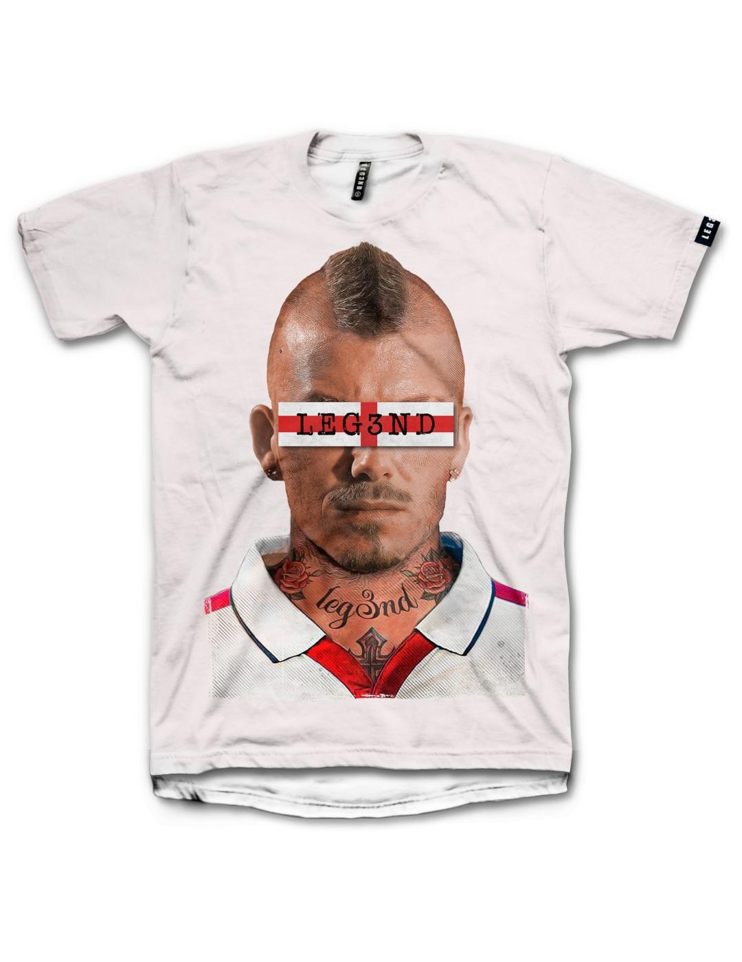 LEG3ND CAMISETA BECKS BLANCA