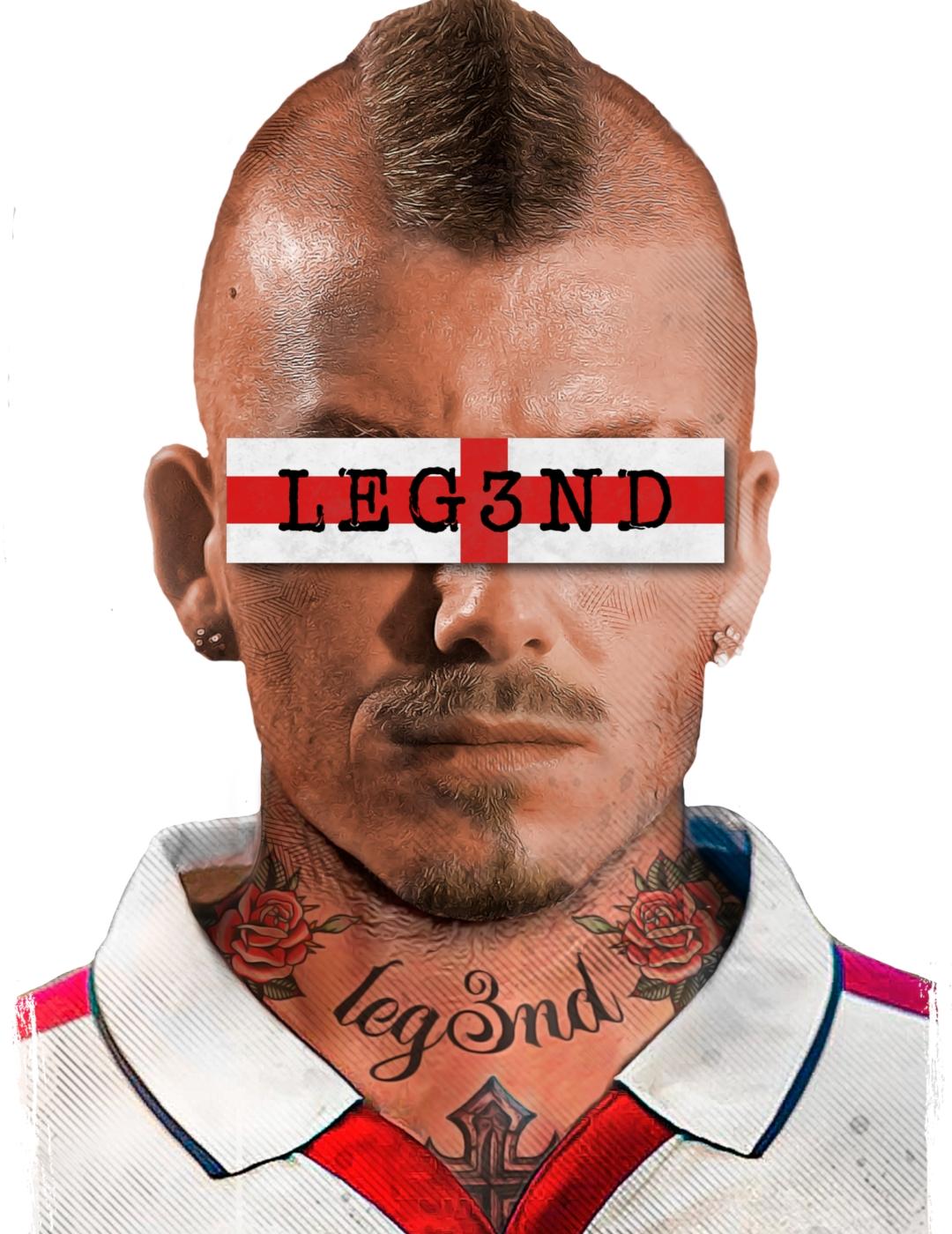 LEG3ND CAMISETA BECKS BLANCA