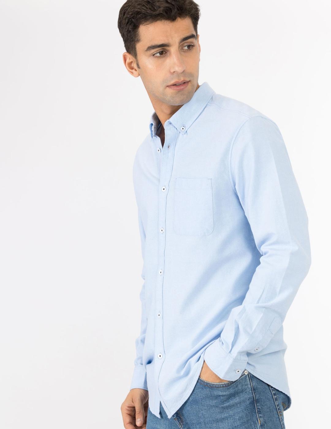 TIFFOSI CAMISA TOMMY AZUL BOLSILLO