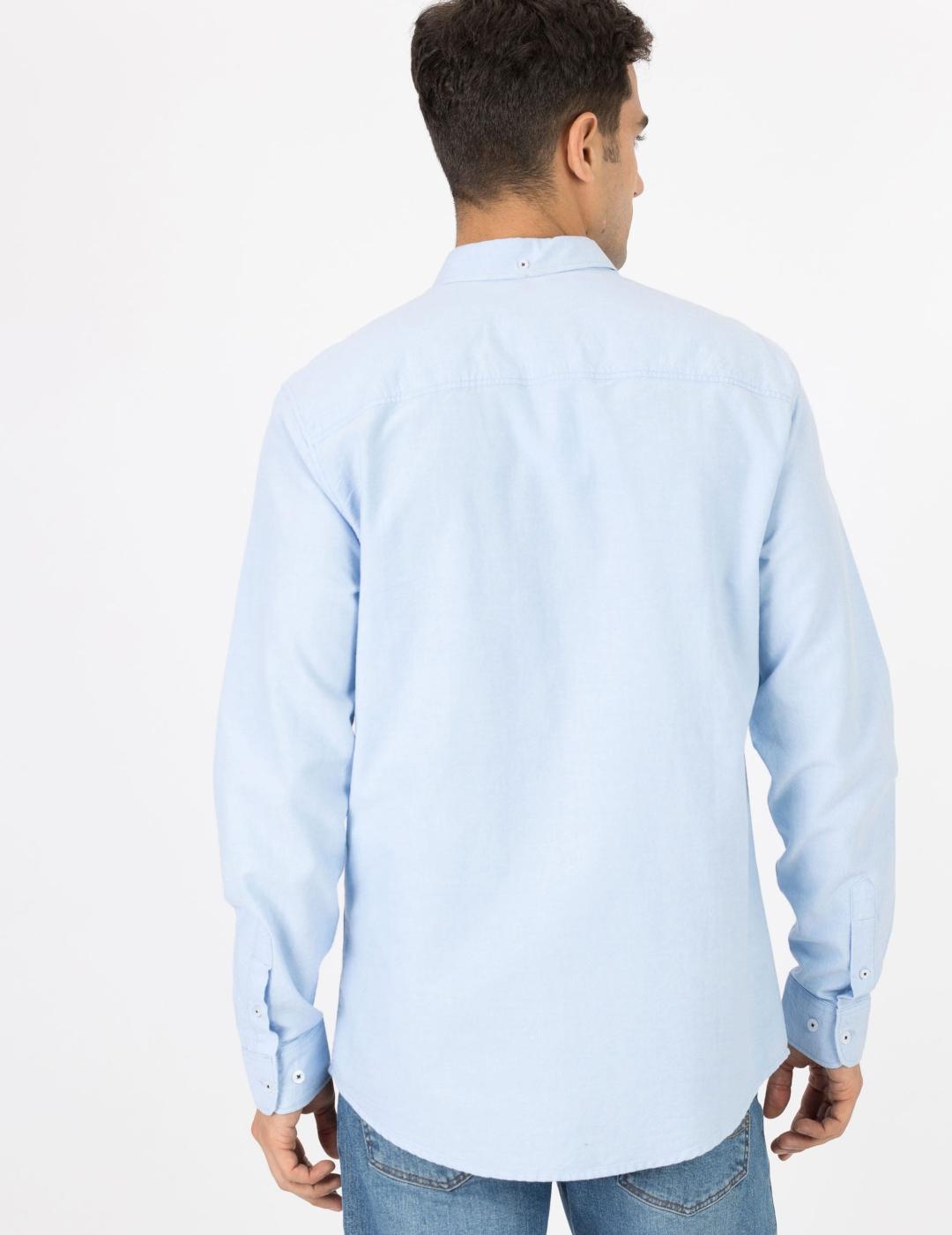 TIFFOSI CAMISA TOMMY AZUL BOLSILLO