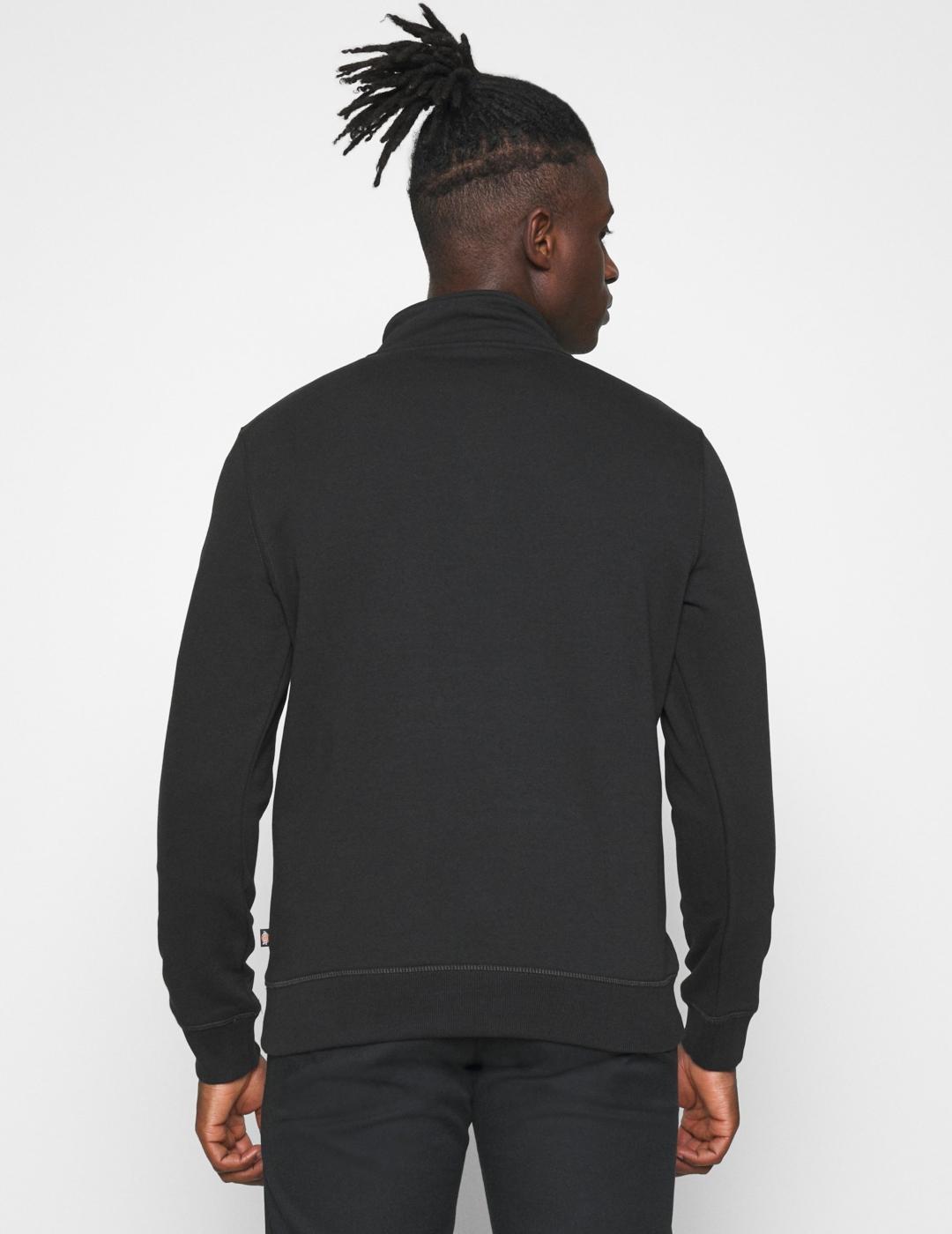 DICKIES SUDADERA OAKPORT QUARTER ZIP NEGRA
