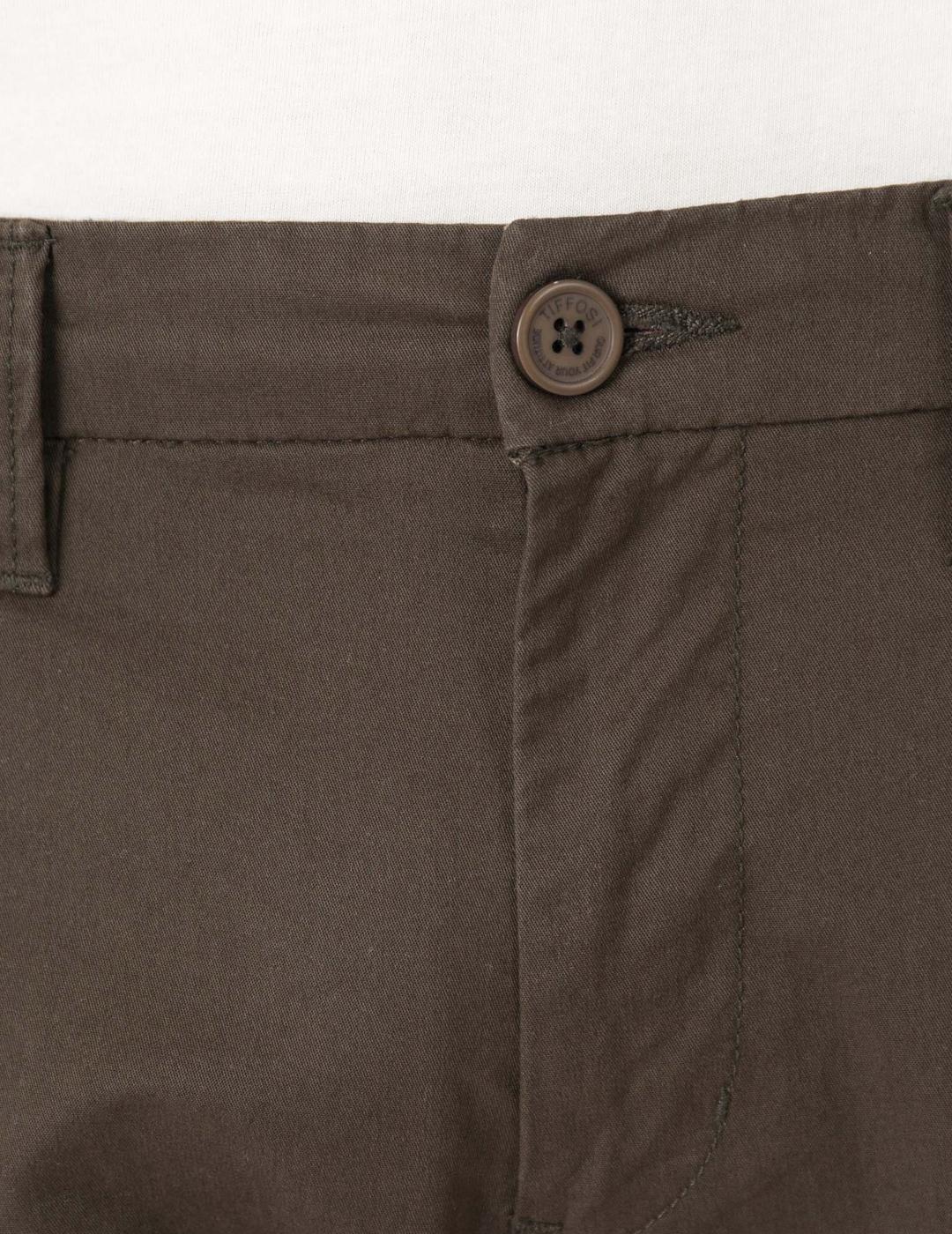 TIFFOSI CHINO SLIM FIT H 35 KAKI