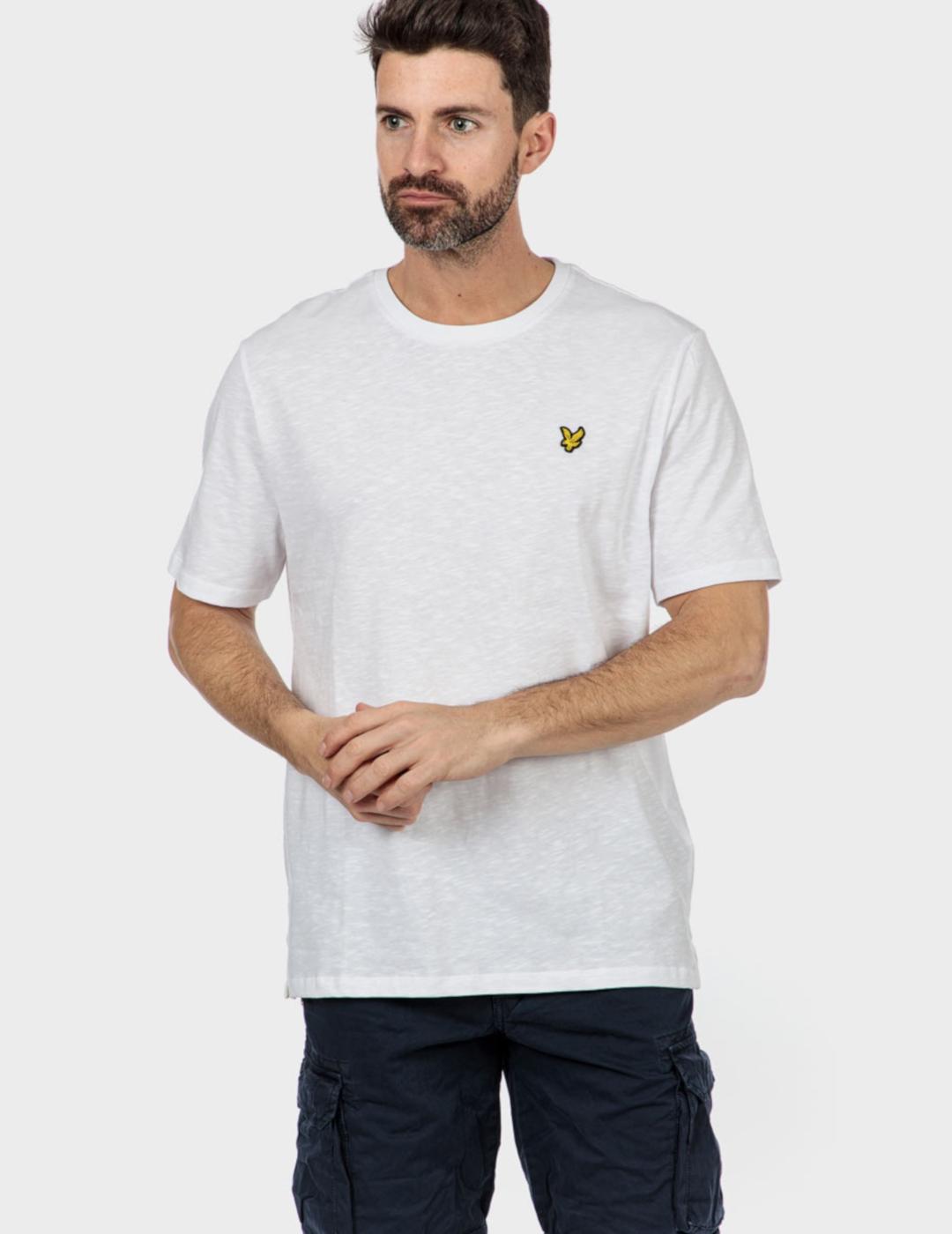 LYLE&SCOTT CAMISETA BLANCA RELAXED FIT