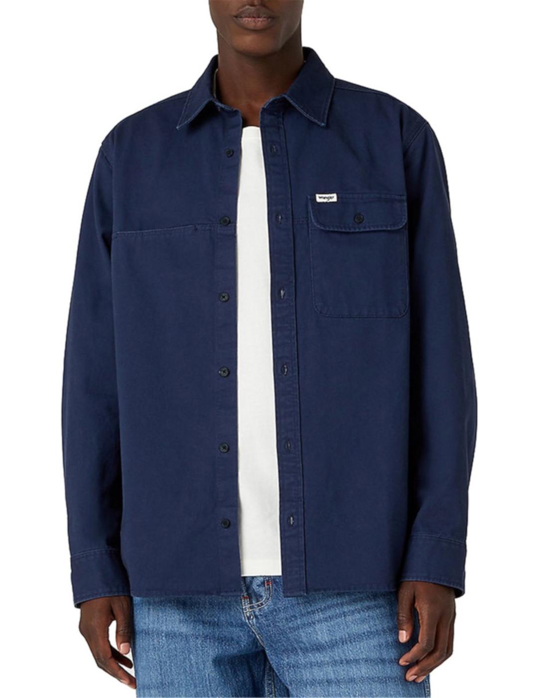 WRANGLER CAMISA AZUL MARINO
