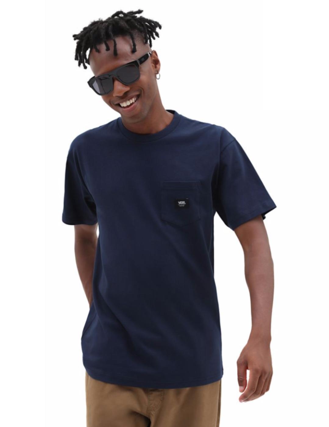 VANS CAMISETA POCKET DRESS BLUE