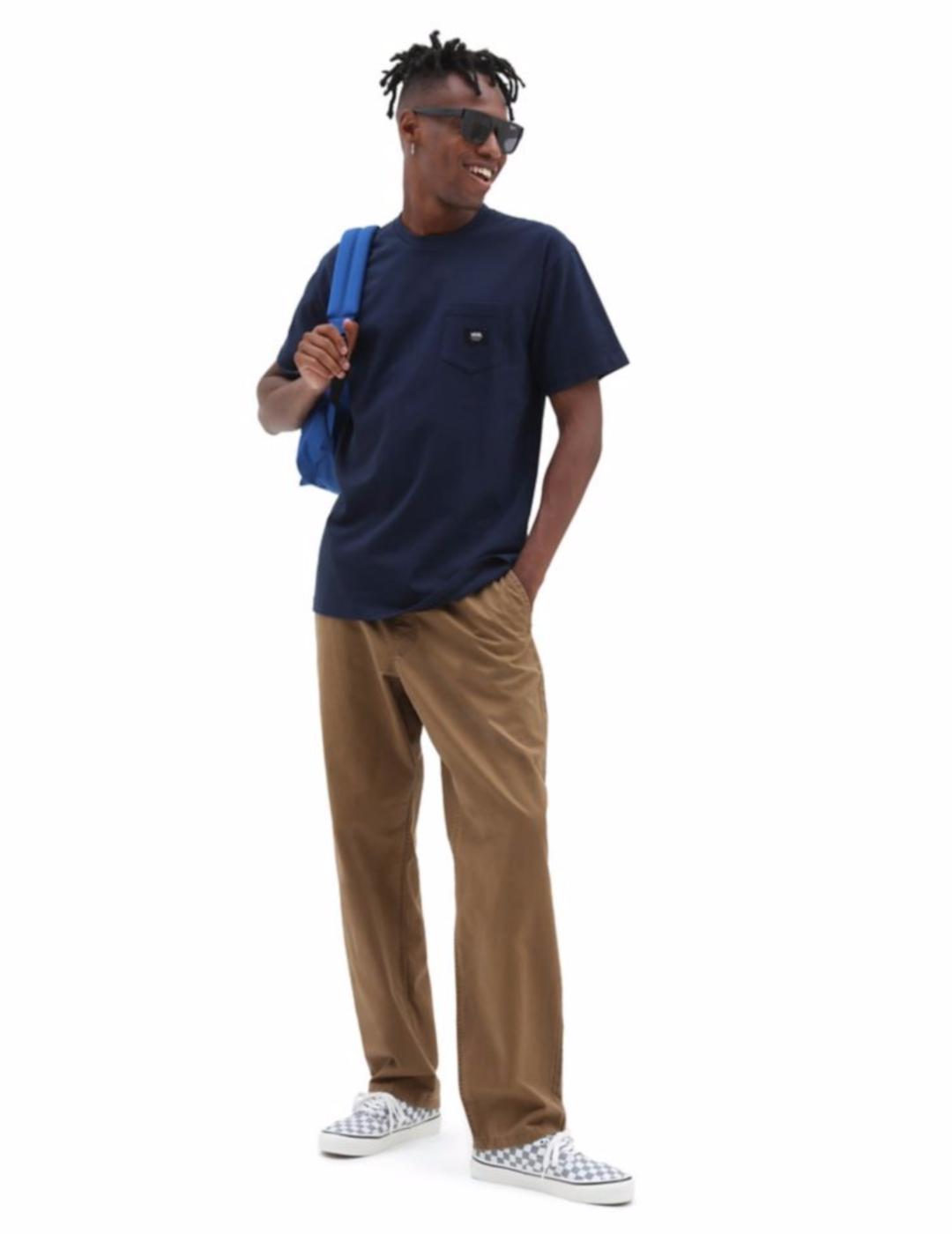 VANS CAMISETA POCKET DRESS BLUE