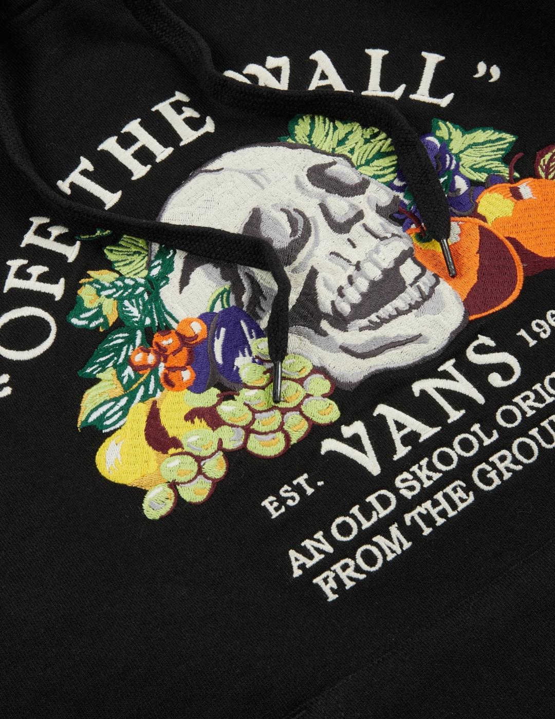 VANS HOODIE NEGRA FROM THE GROUND