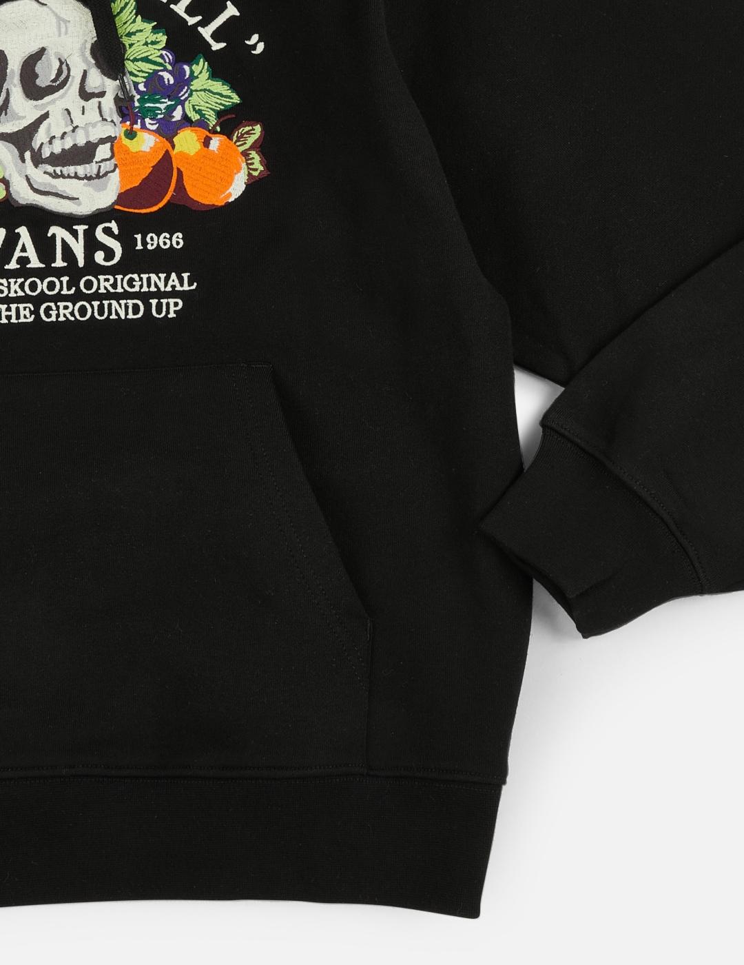 VANS HOODIE NEGRA FROM THE GROUND
