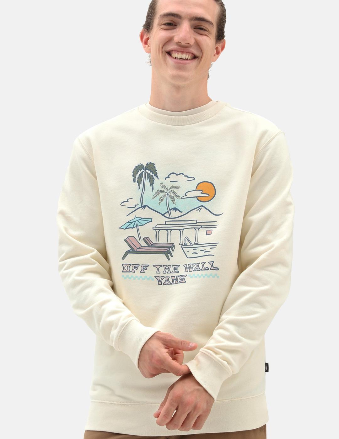 VANS SUDADERA RESORT ANTIQUE WHITE