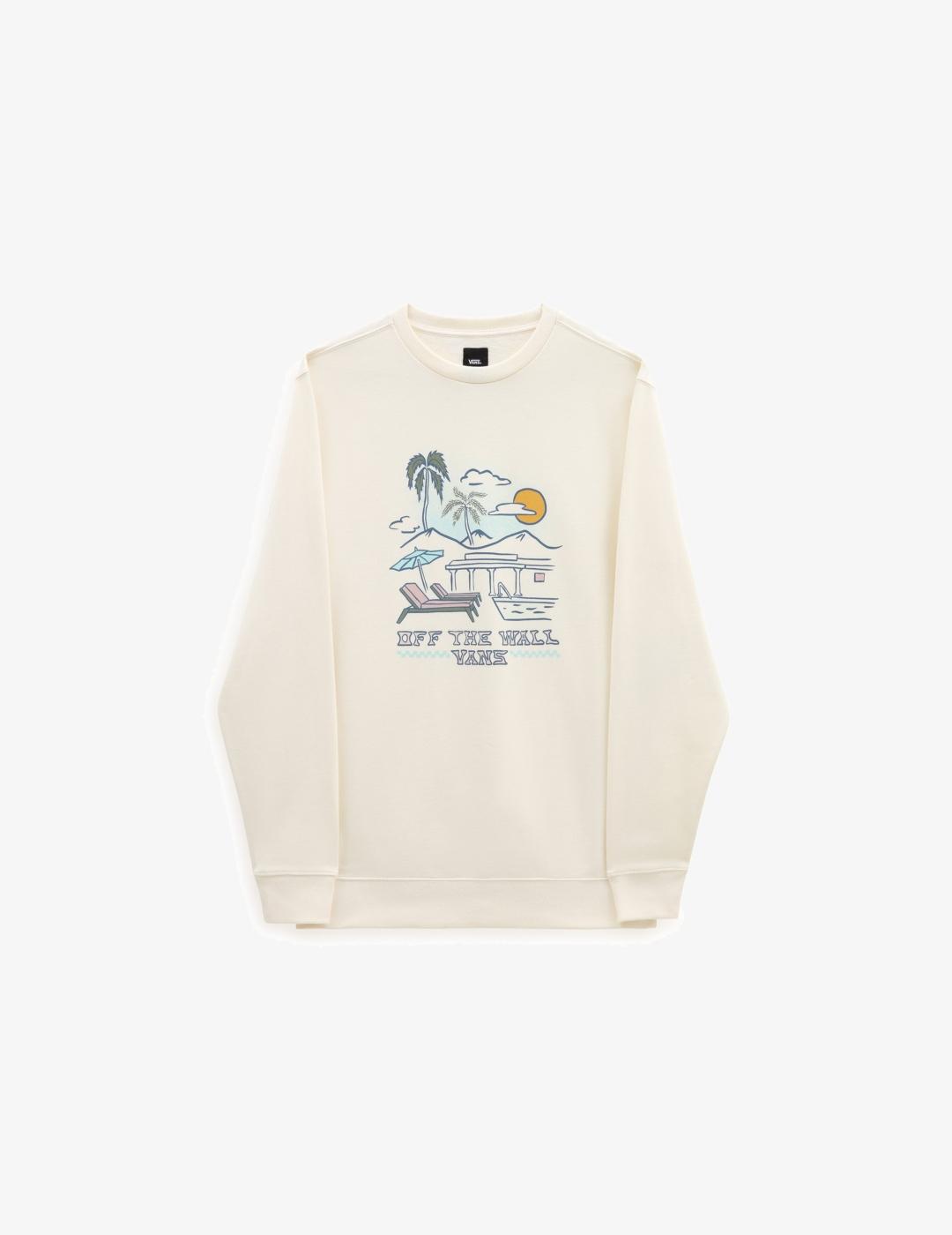 VANS SUDADERA RESORT ANTIQUE WHITE
