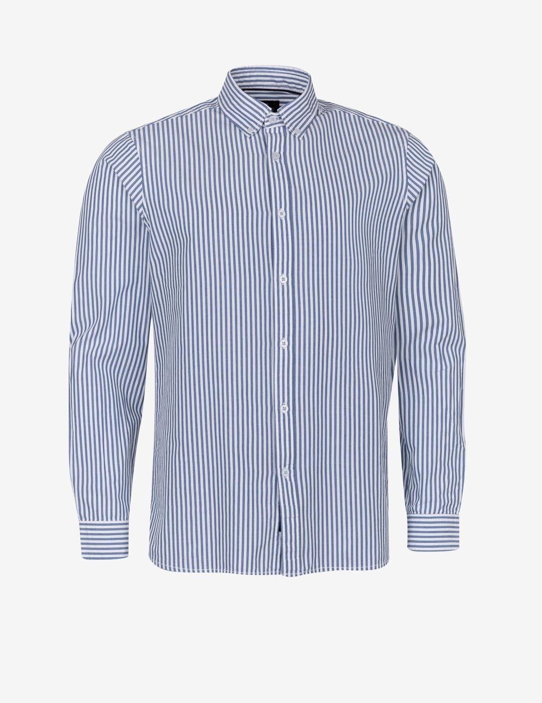 TIFFOSI CAMISA COLUMBIA RAYAS AZUL