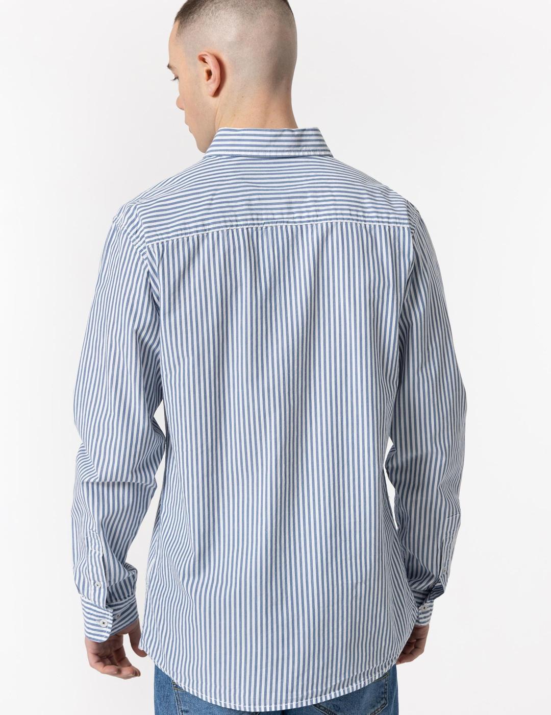 TIFFOSI CAMISA COLUMBIA RAYAS AZUL