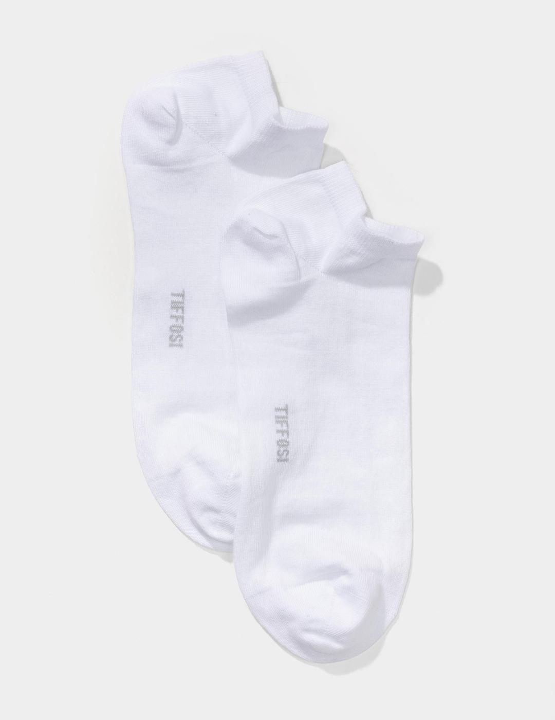 TIFFOSI CALCETÍN LYNN BLANCO TOBILLERO