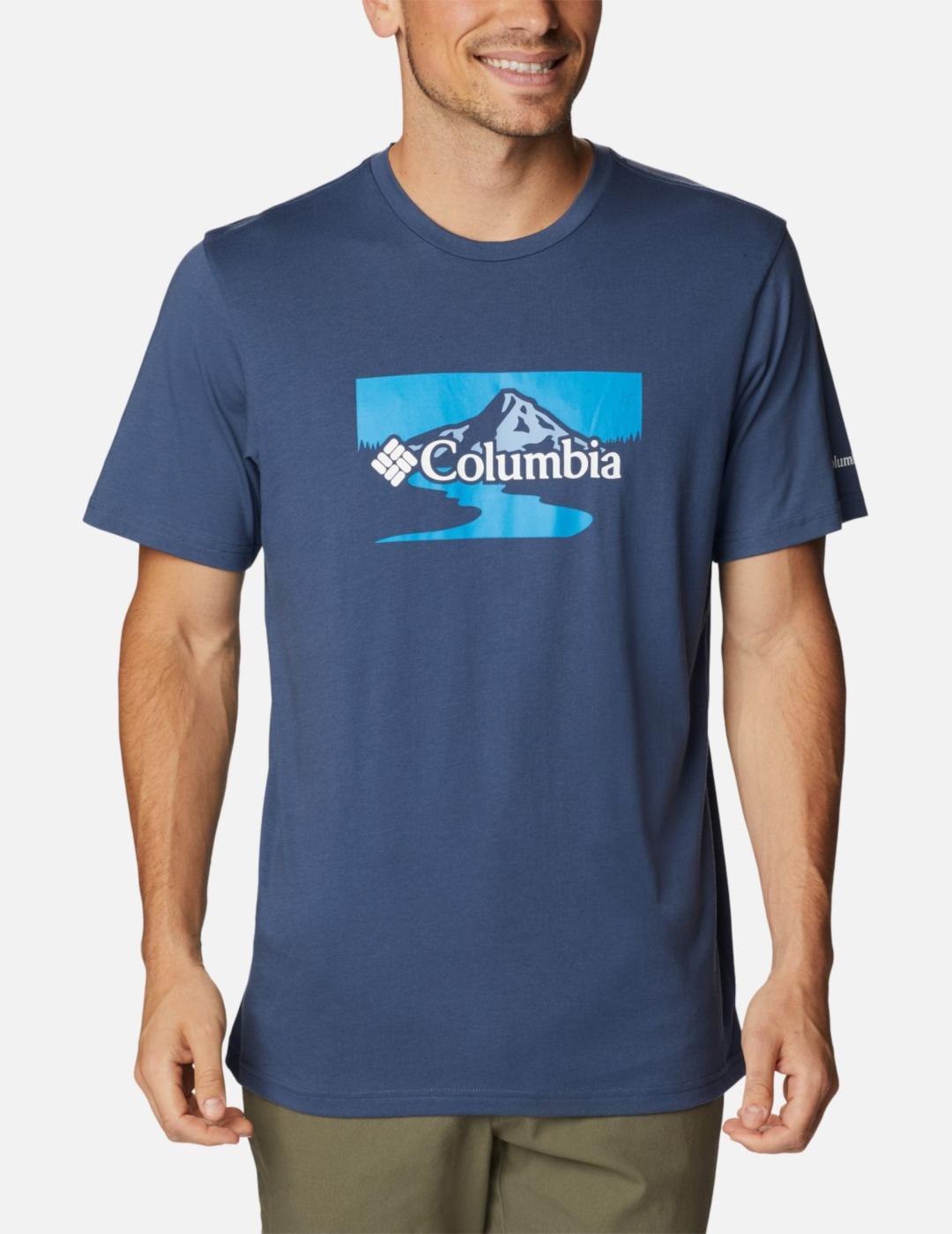 COLUMBIA CAMISETA PATH LAKE GRAPHIC DARK MOUNTAIN