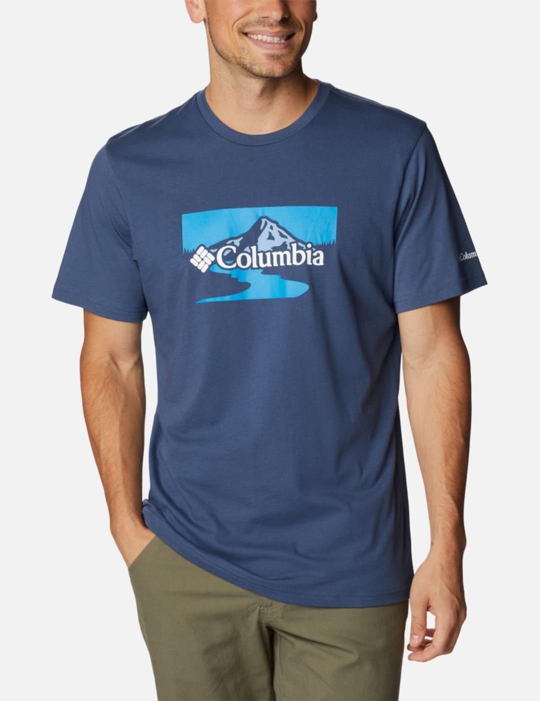 COLUMBIA CAMISETA PATH LAKE GRAPHIC DARK MOUNTAIN