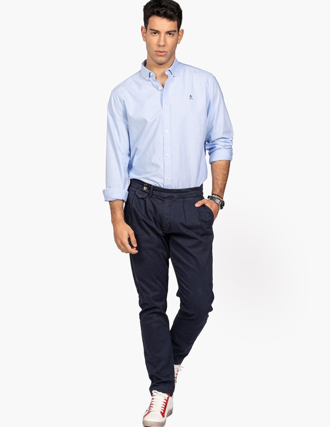 HARPER CAMISA LIGTH BLUE ICON OXFORD