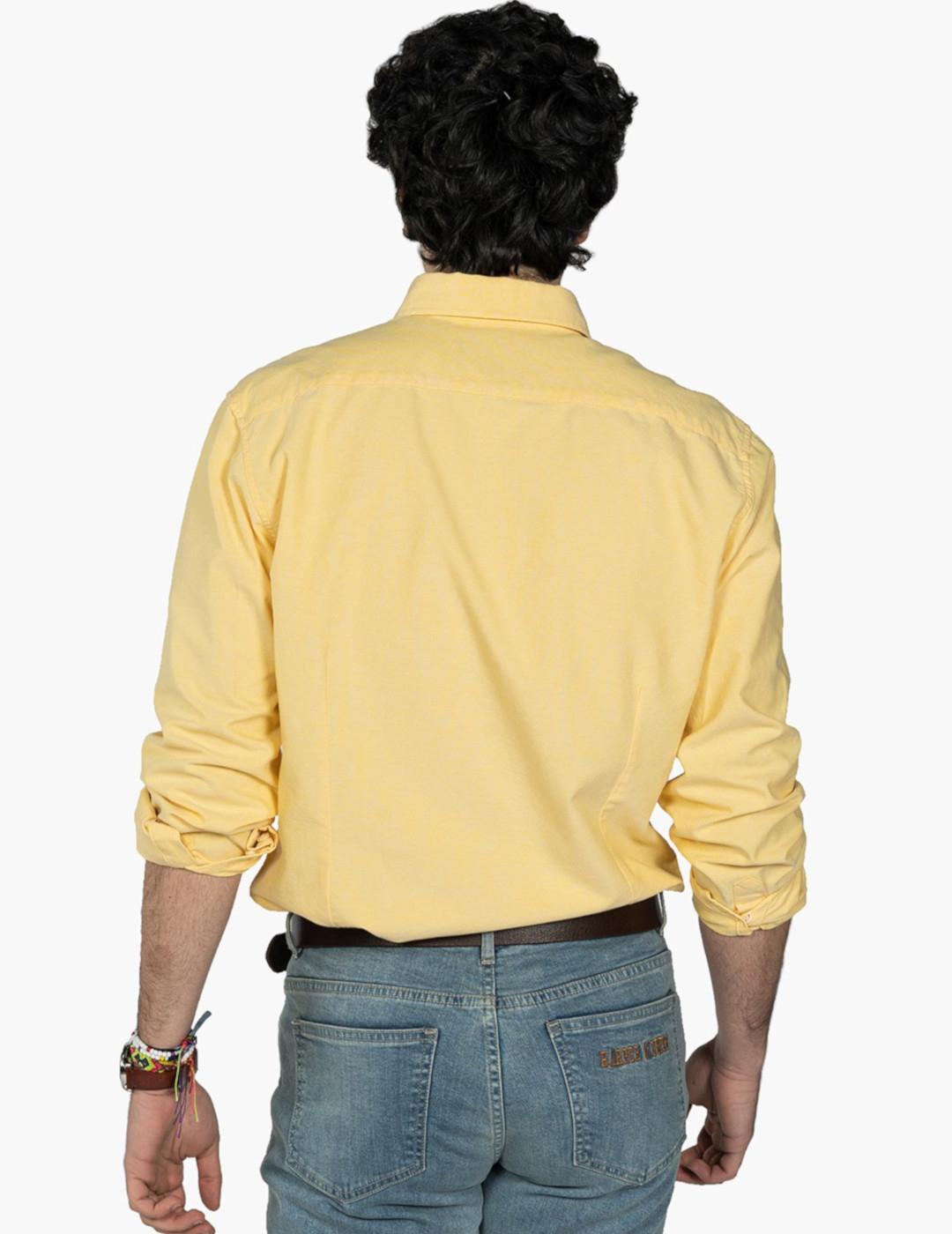HARPER CAMISA AMARILLA OXFORD
