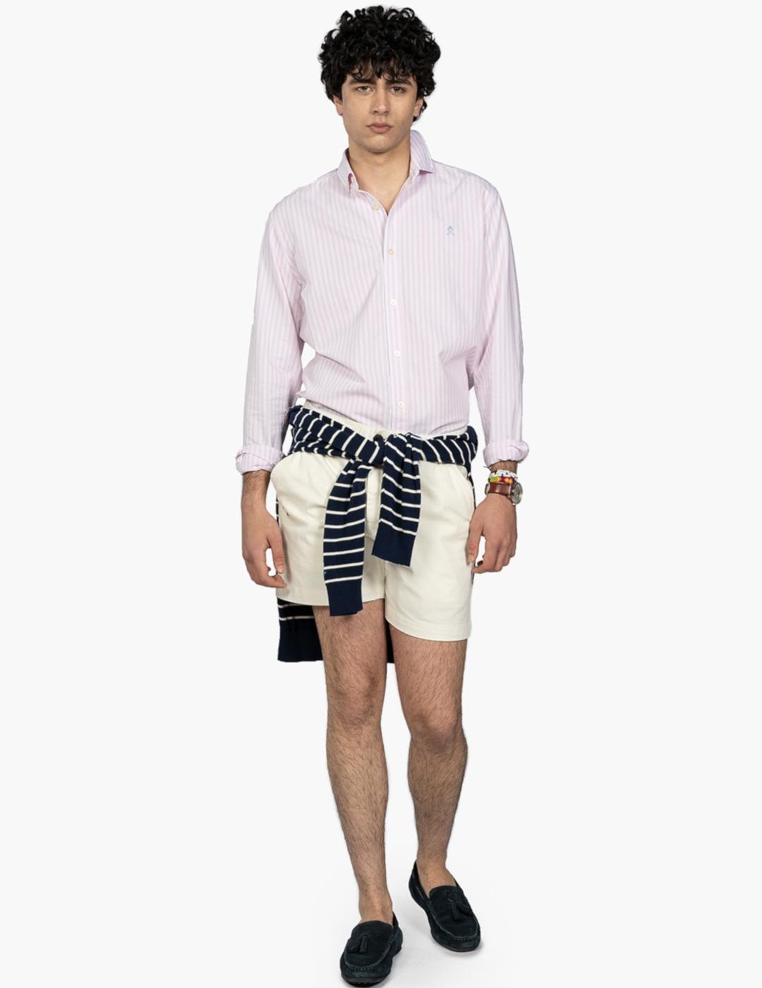 HARPER CAMISA RAYAS ROSA SEUL