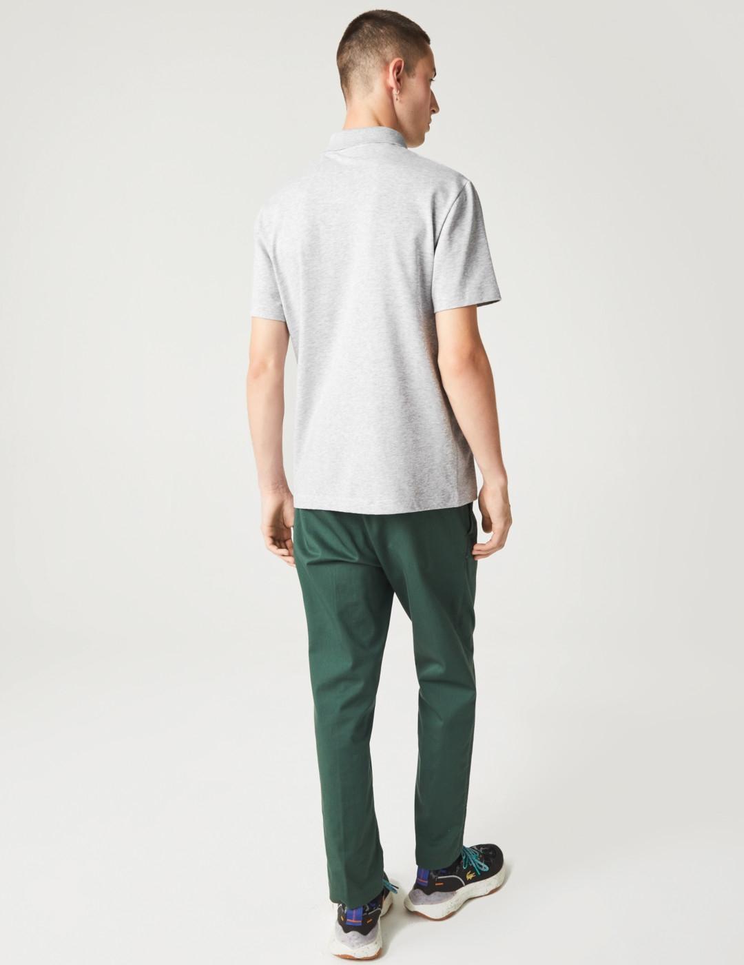 LACOSTE POLO GRIS CHENILLA REGULAR FIT