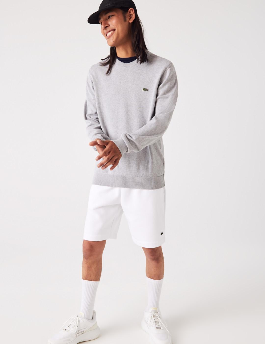 LACOSTE JERSEY PUNTO GRIS