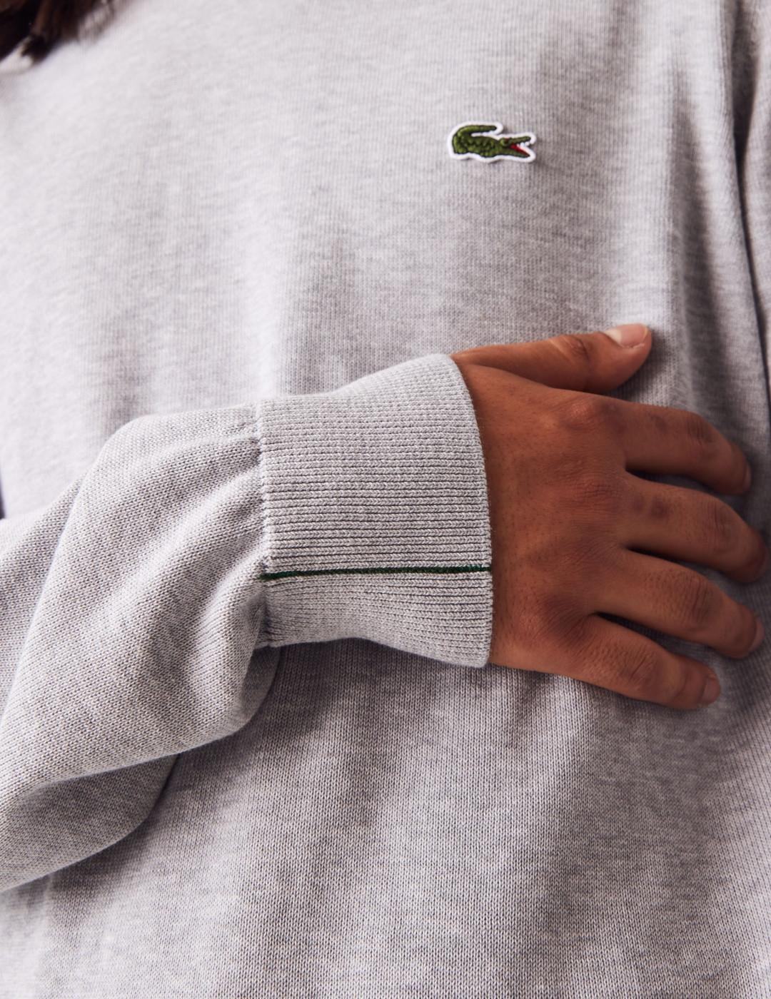 LACOSTE JERSEY PUNTO GRIS