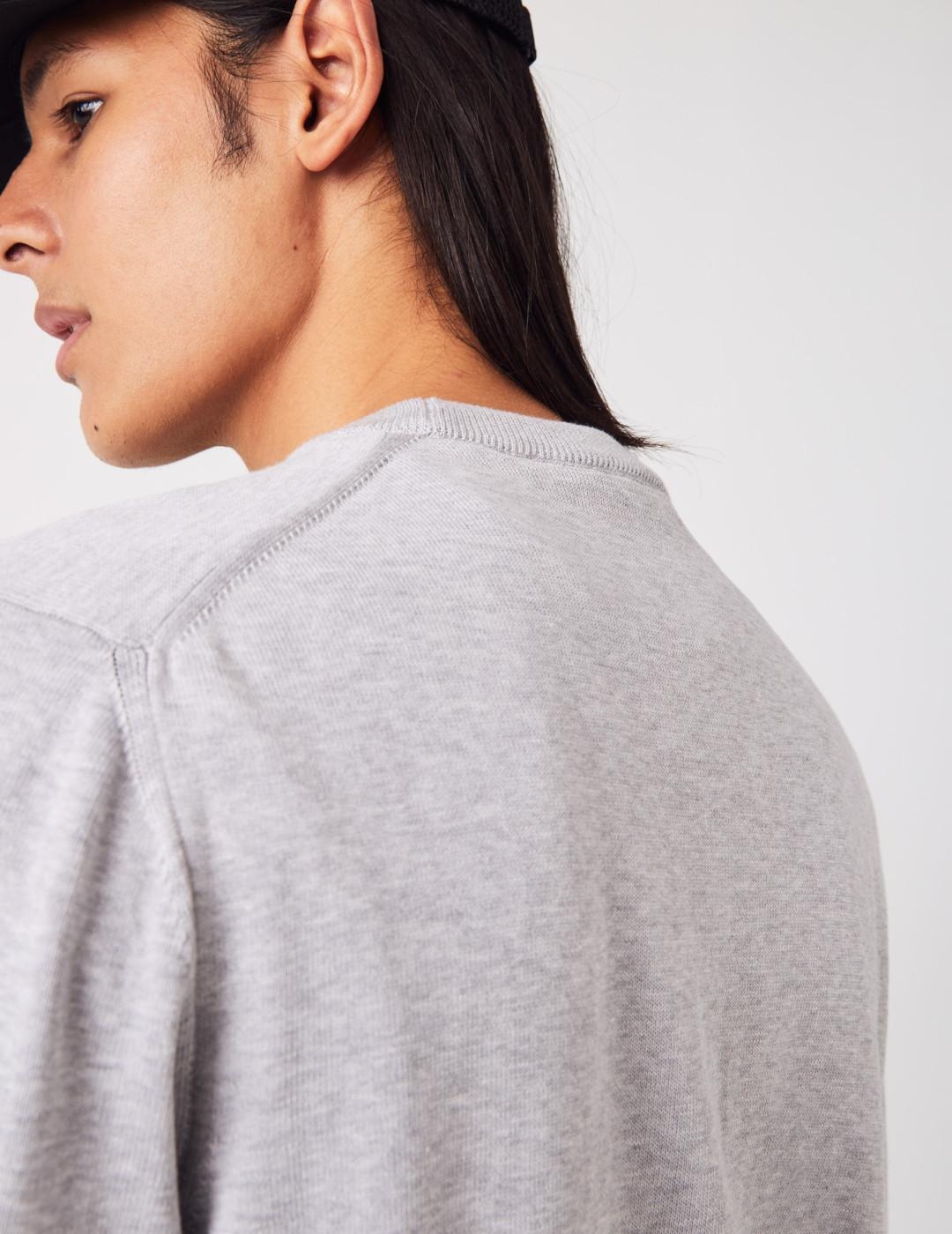 LACOSTE JERSEY PUNTO GRIS