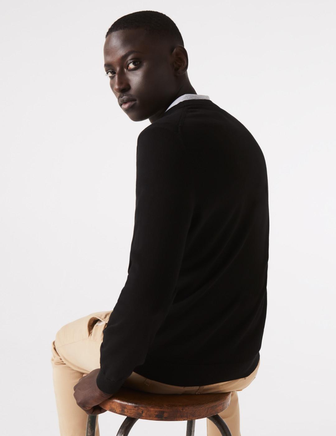 LACOSTE JERSEY PUNTO NEGRO