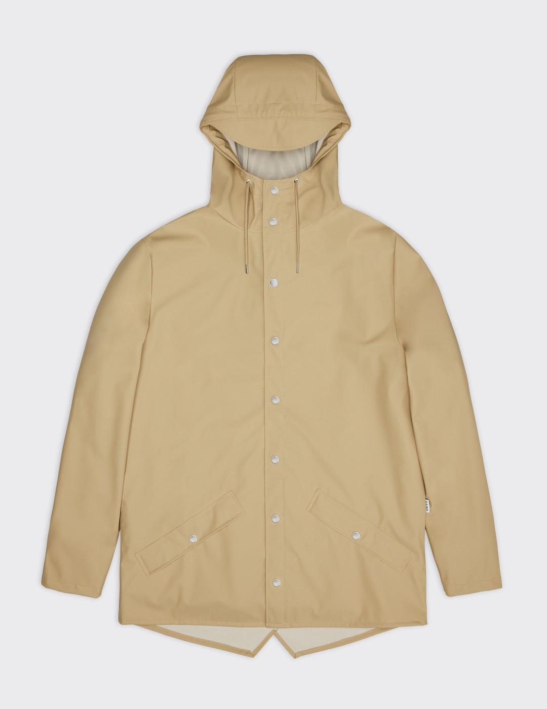 RAINS JACKET SAND
