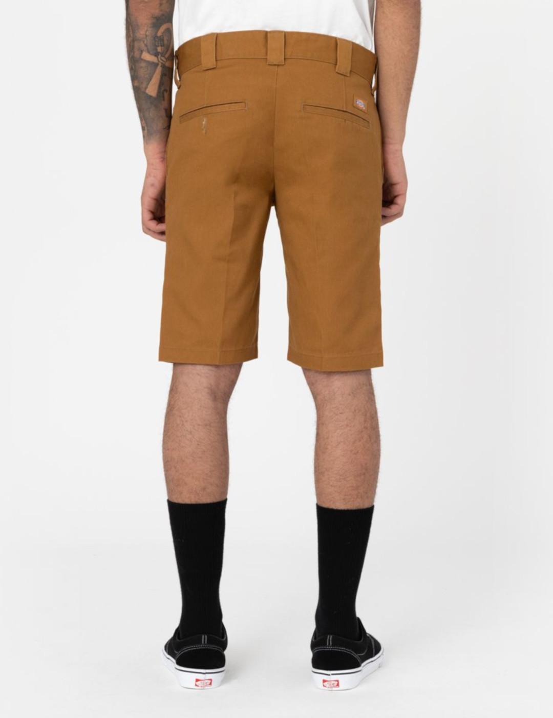 DICKIES SLIM FIT SHORT BROWN DUCK