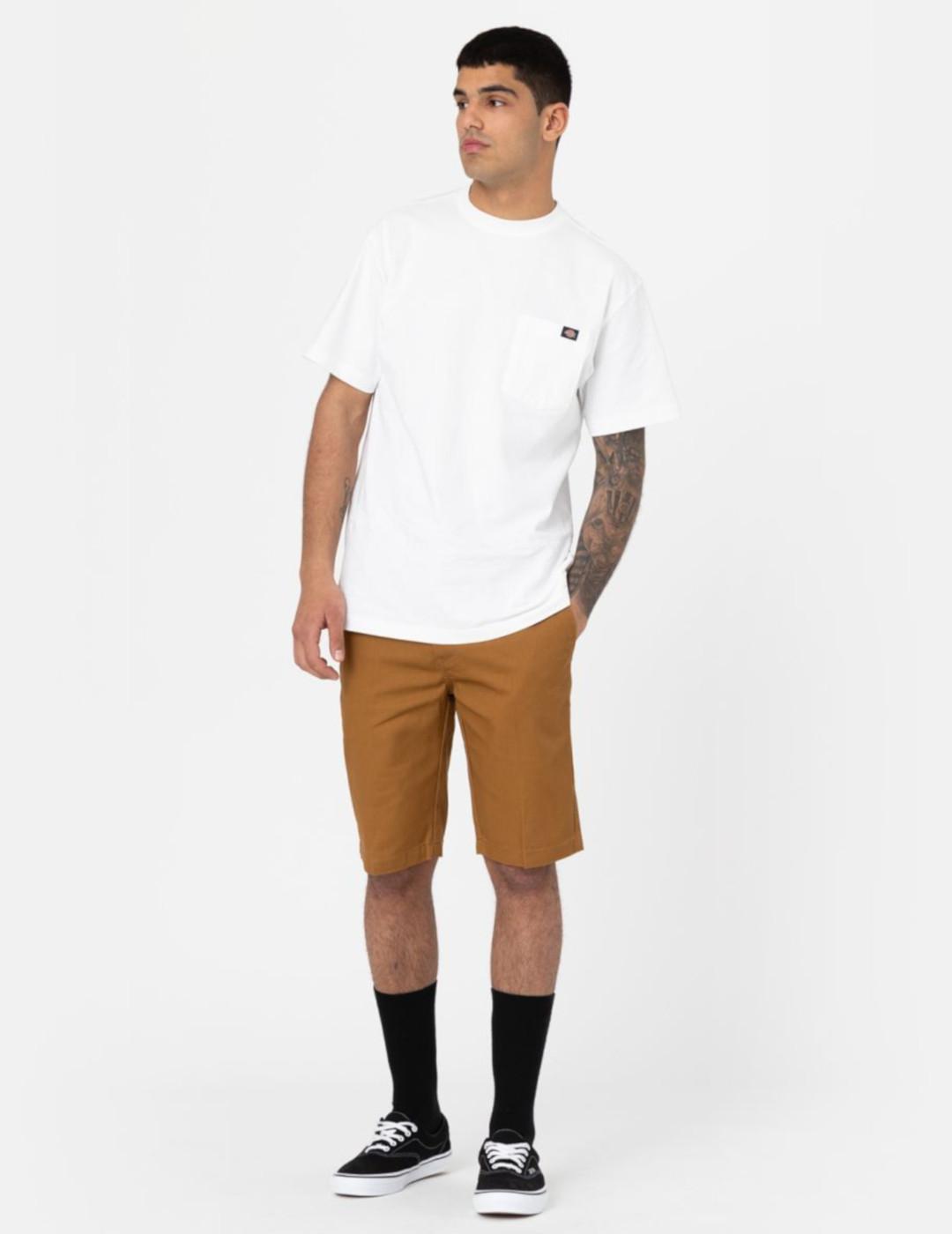 DICKIES SLIM FIT SHORT BROWN DUCK