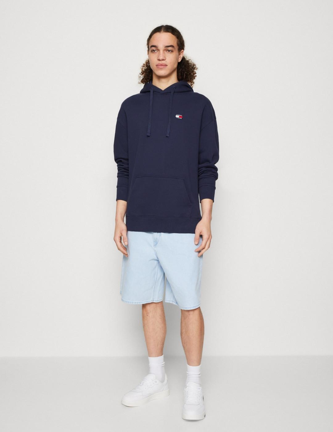 TOMMY JEANS SUDADERA NAVY RLX BADGE