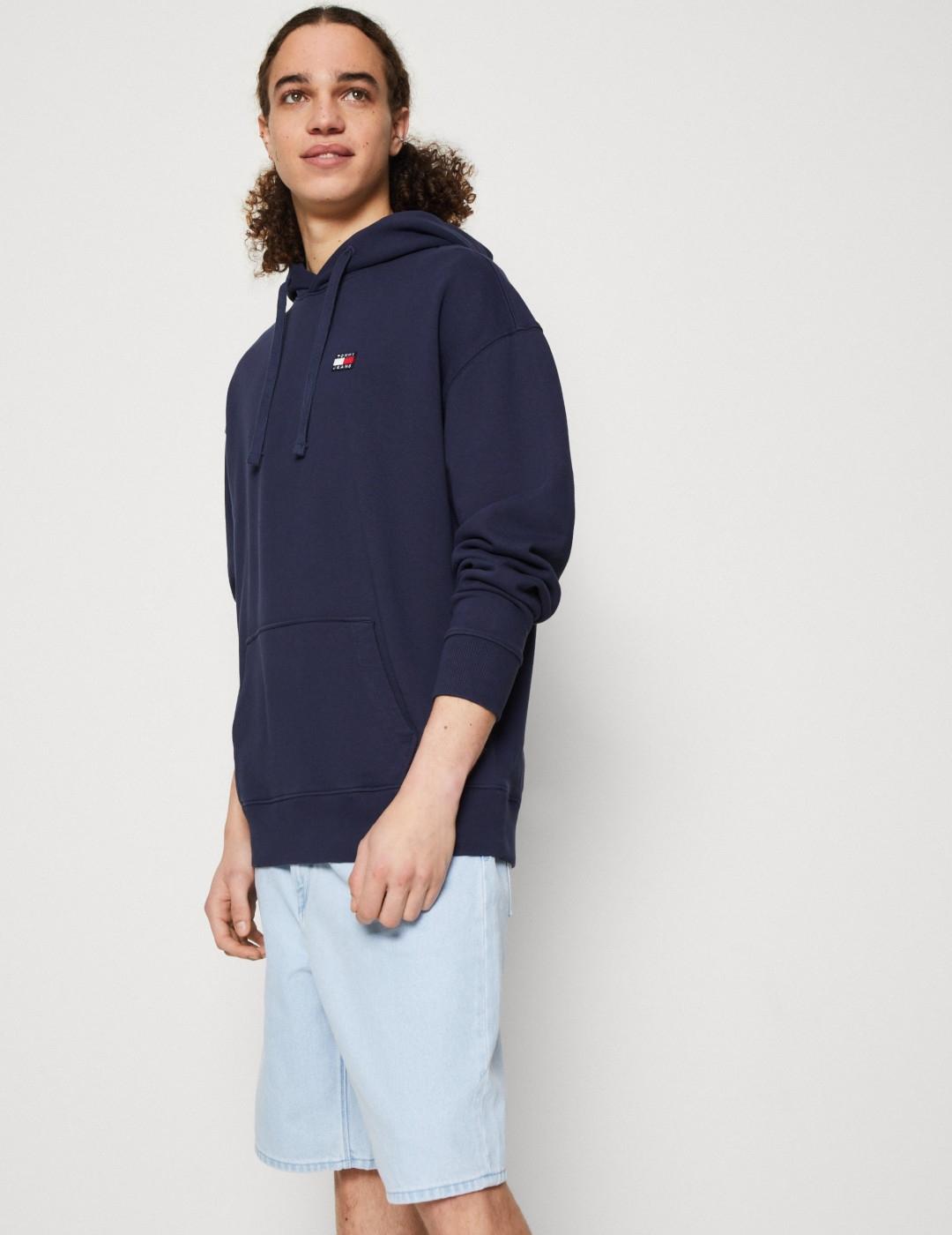 TOMMY JEANS SUDADERA NAVY RLX BADGE