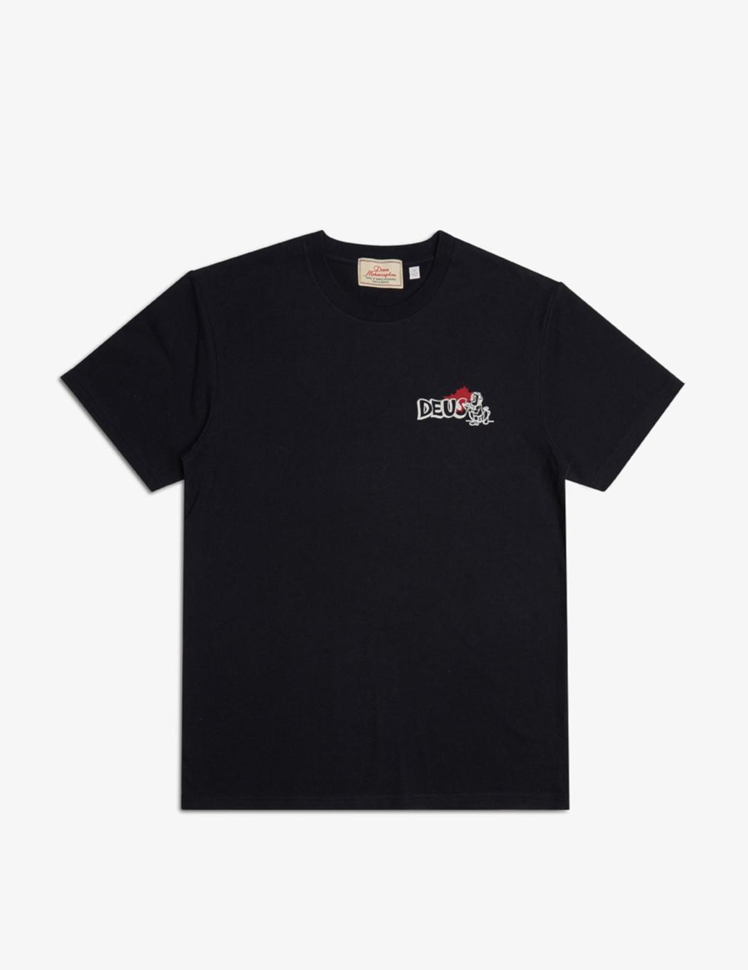 DEUS CAMISETA FLASH NEGRA