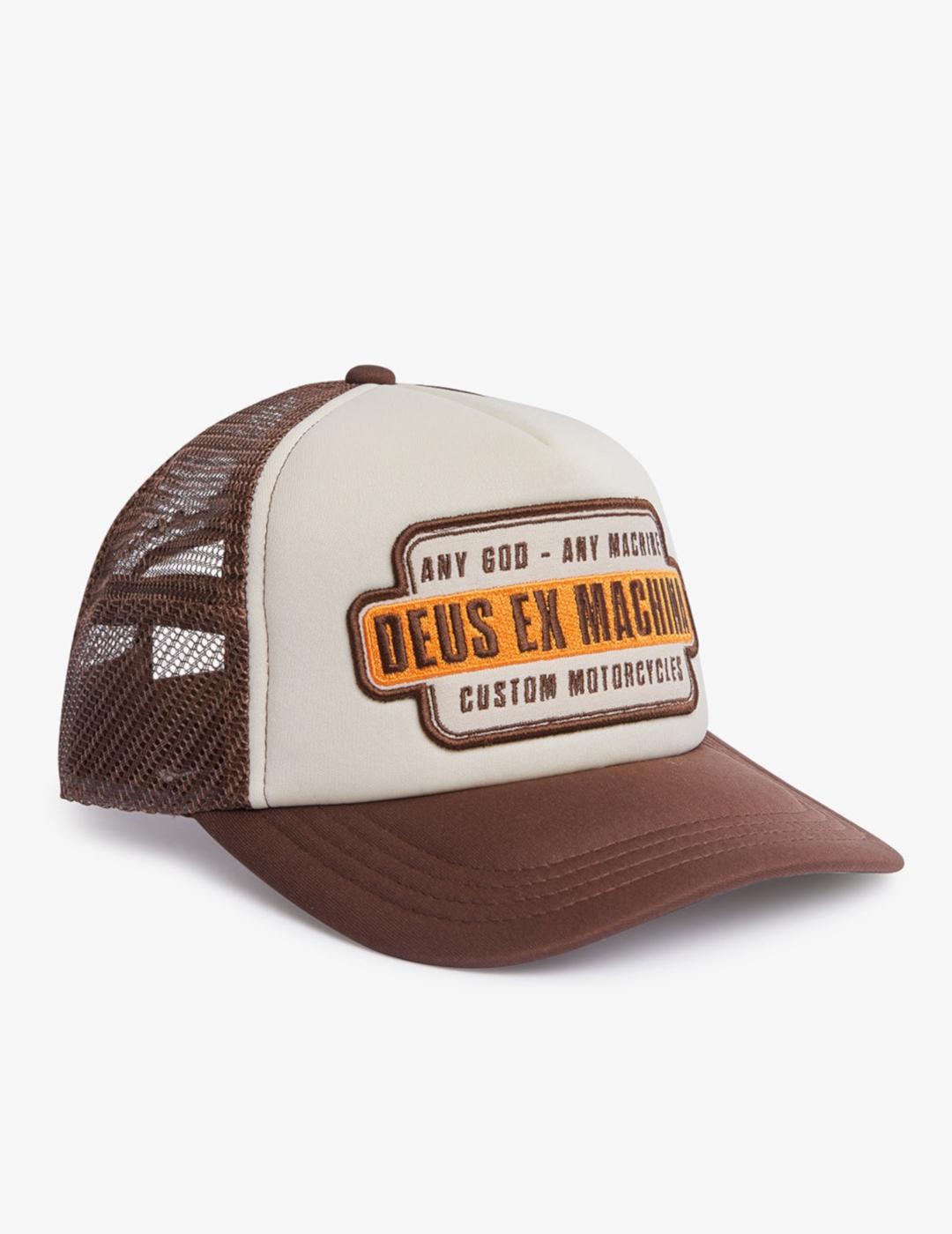 DEUS GORRA GRIP TAPE TRUCKER MARRON