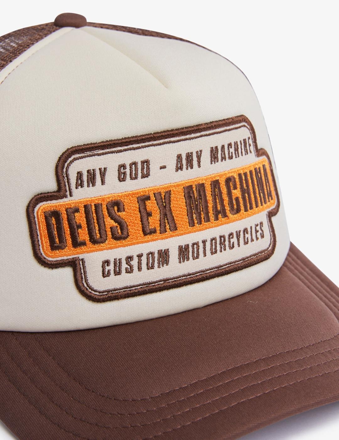 DEUS GORRA GRIP TAPE TRUCKER MARRON