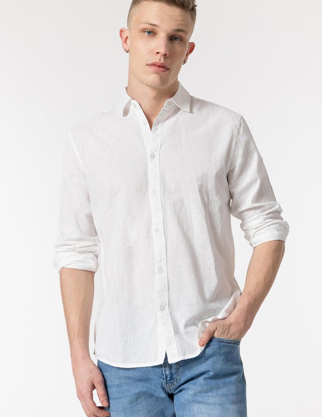 TIFFOSI CAMISA PORTER BLANCA