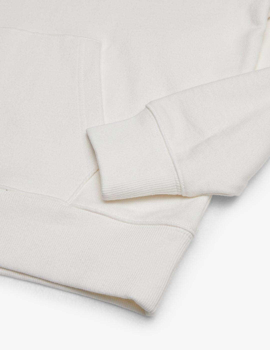 DEUS HOODIE BLANCA ACTIVE LISTENING