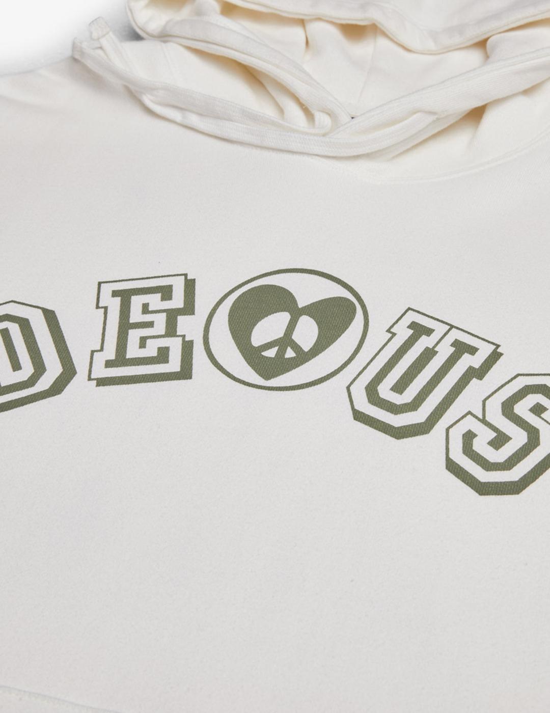 DEUS HOODIE BLANCA ACTIVE LISTENING