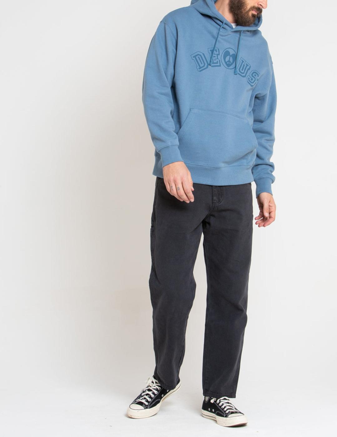 DEUS HOODIE AZUL ACTIVE LISTENING