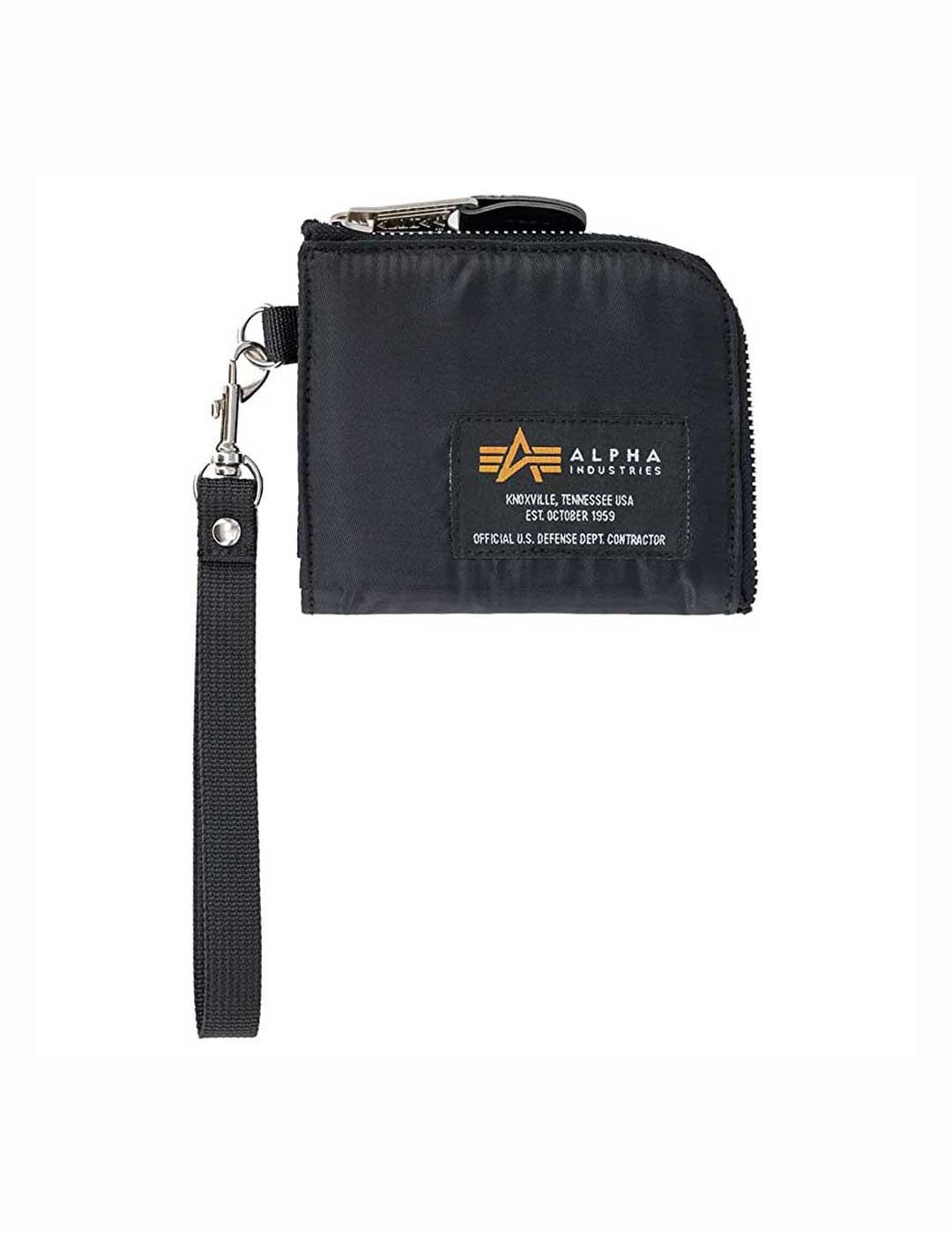 ALPHA LABEL WALLET BLACK