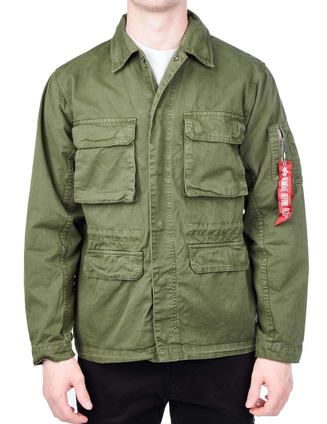 ALPHA FIELD JACKET DARK OLIVE