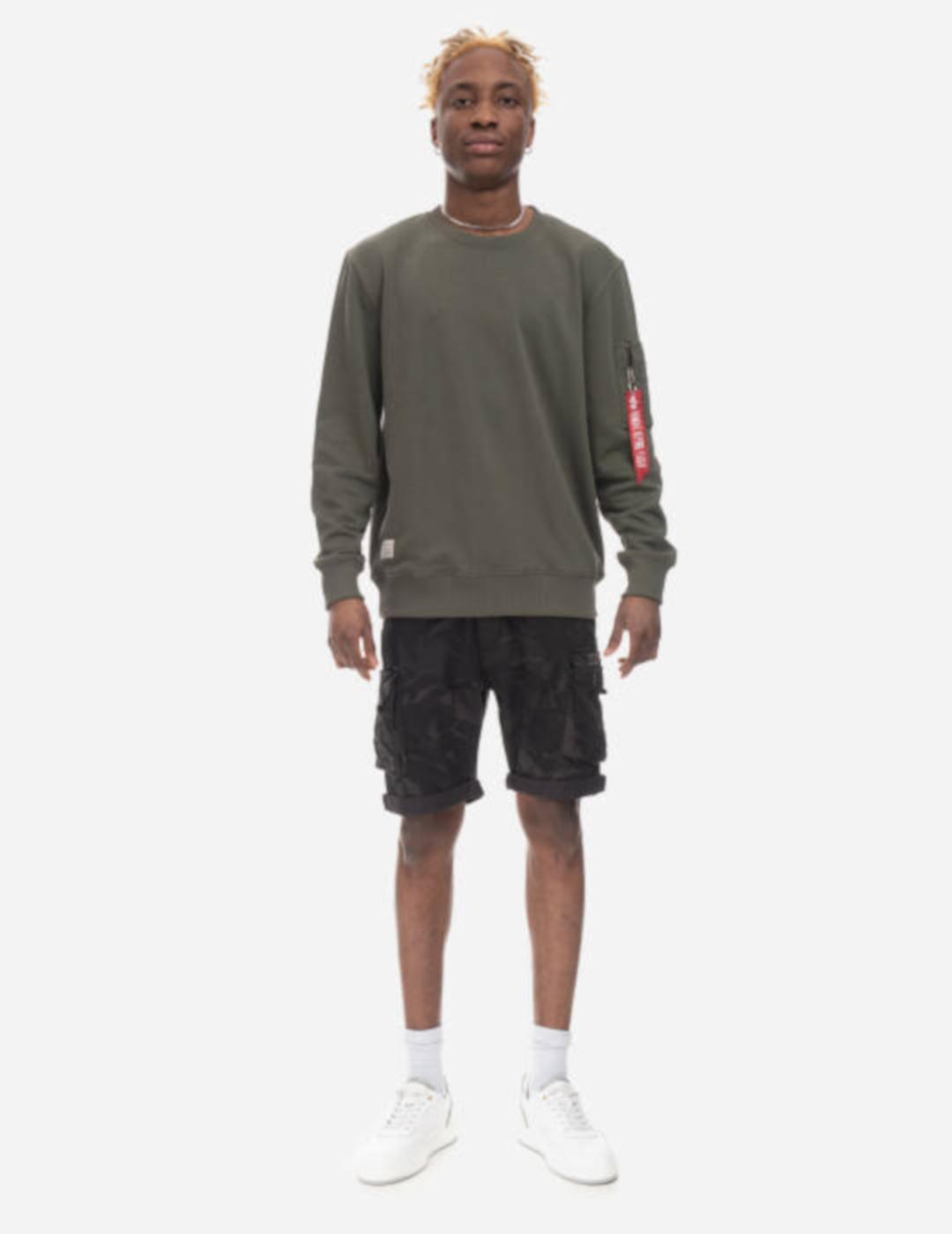 ALPHA SUDADERA BLOOD CHIT DARK OLIVA